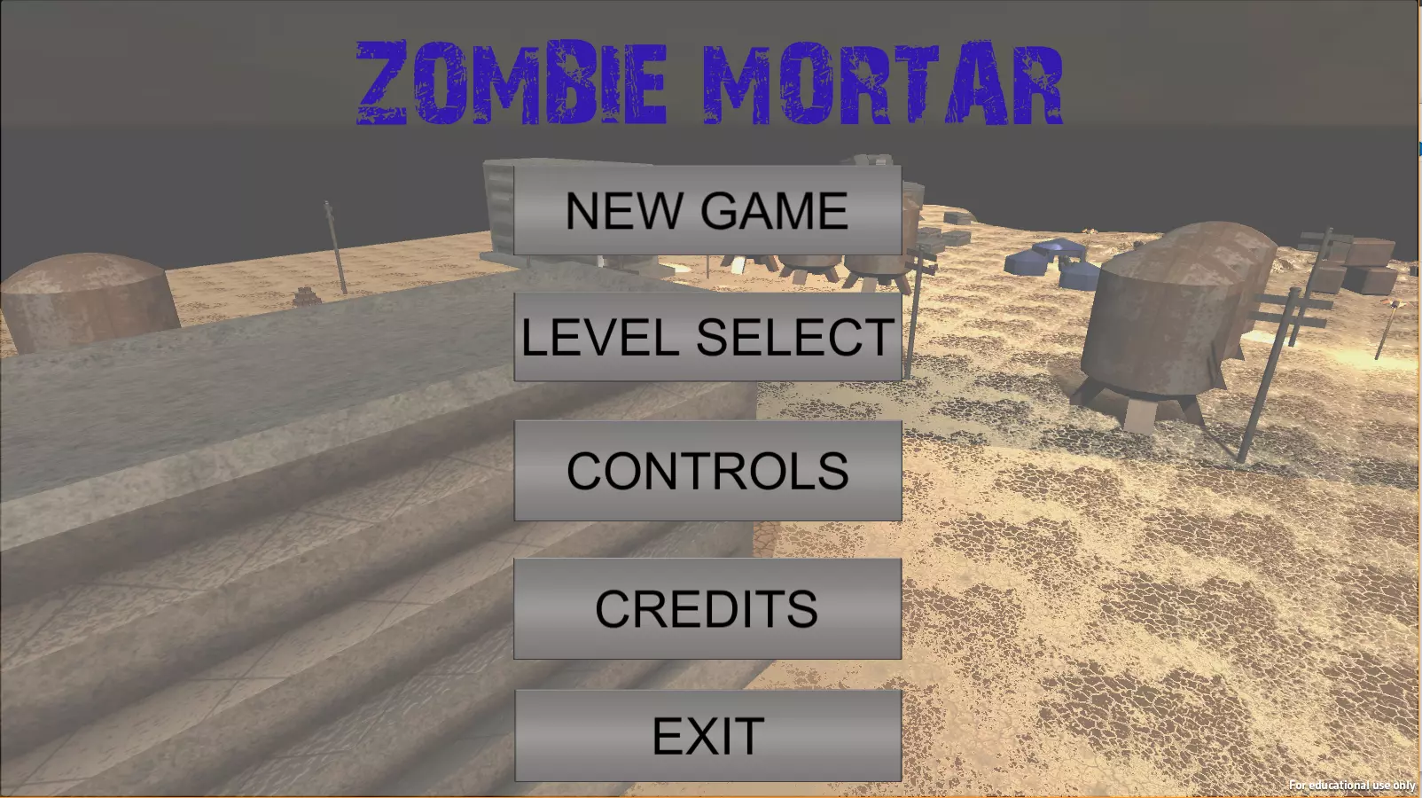 Zombie Mortar game screenshot